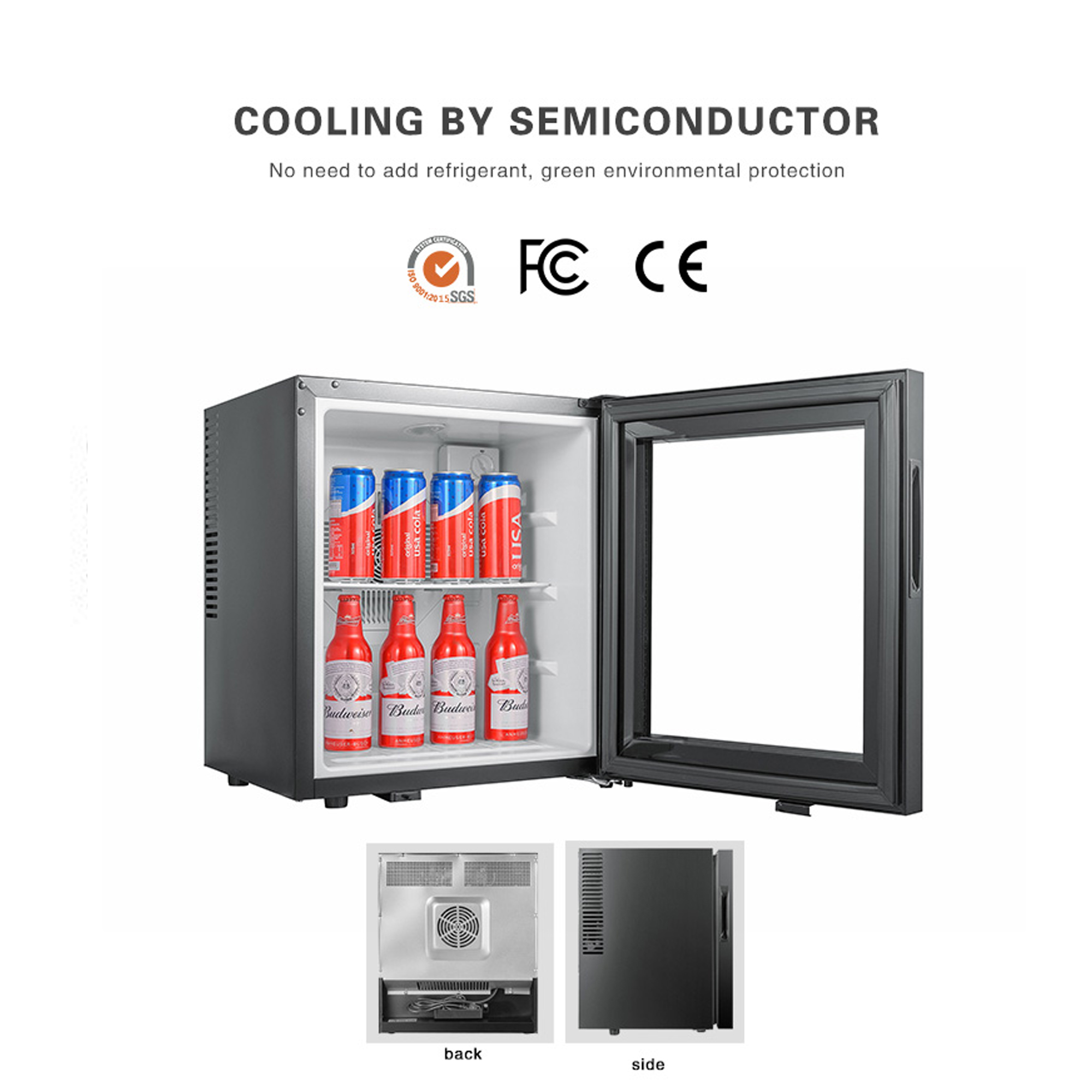 sm te40d semi conducto electric wine cooler/minbar