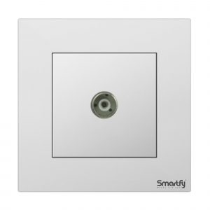 SMARTFY TV Socket | Aluminum D8B Information Wall Socket for TV Signal