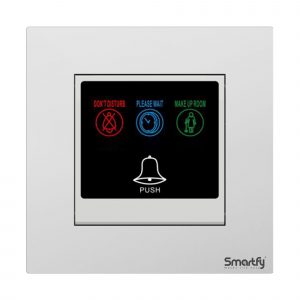 SMARTFY Mechanic Doorbell with Outdoor Display | Aluminum D8B Wall-Mounted Doorbell